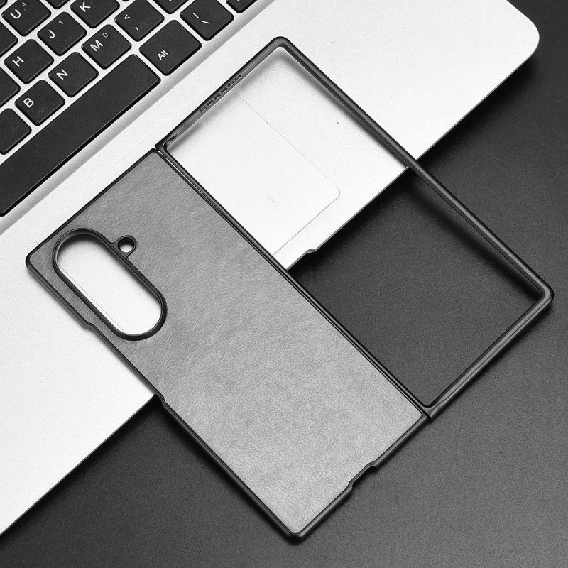 Skal Samsung Galaxy Z Fold 7 Lädereffekt