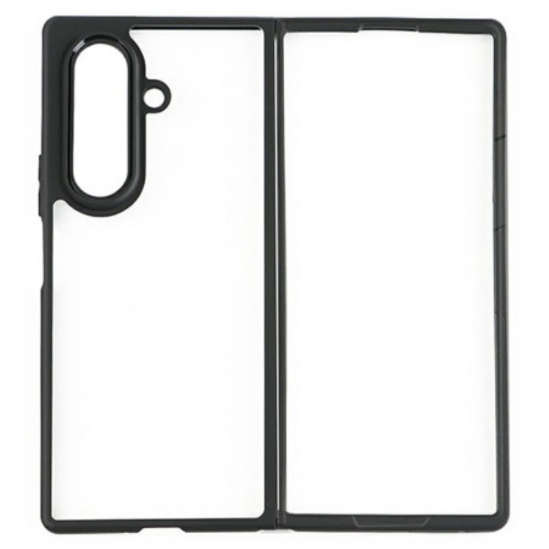 Skal Samsung Galaxy Z Fold 7 Stötsäker Med Transparent Tillbaka