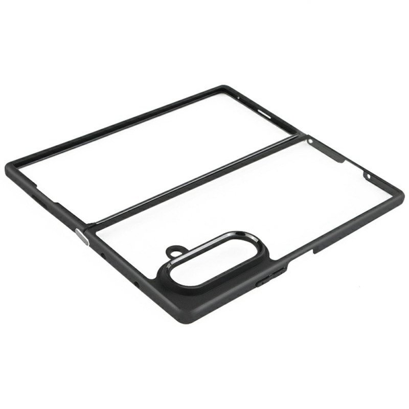 Skal Samsung Galaxy Z Fold 7 Stötsäker Med Transparent Tillbaka