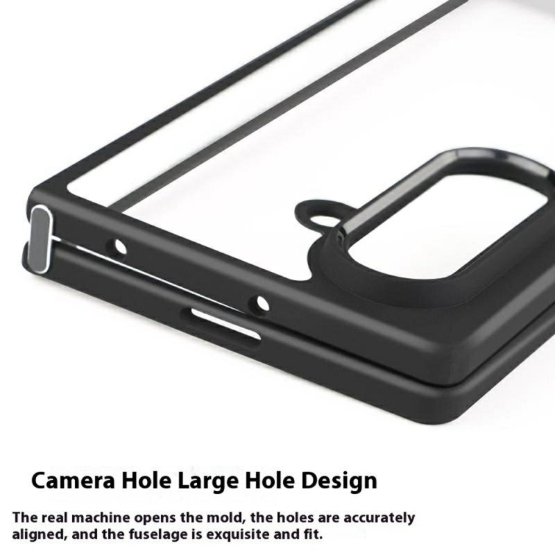 Skal Samsung Galaxy Z Fold 7 Stötsäker Med Transparent Tillbaka