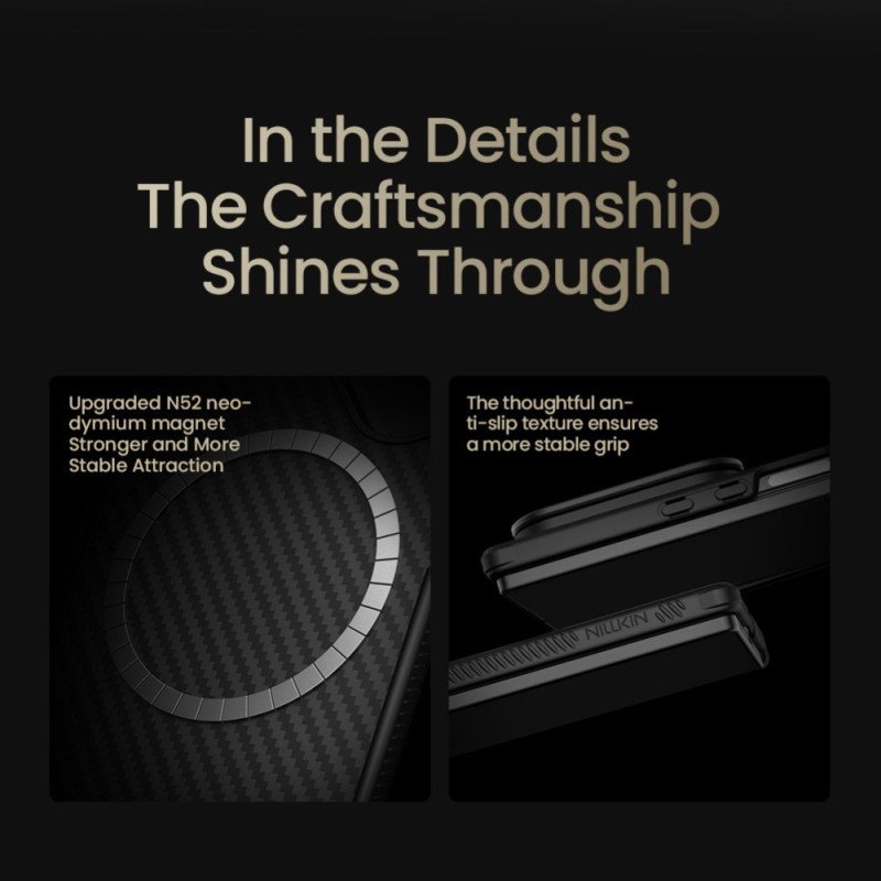 Skal Samsung Galaxy Z Fold 7 Telefonfodral Carboprop-serien Med Stativ