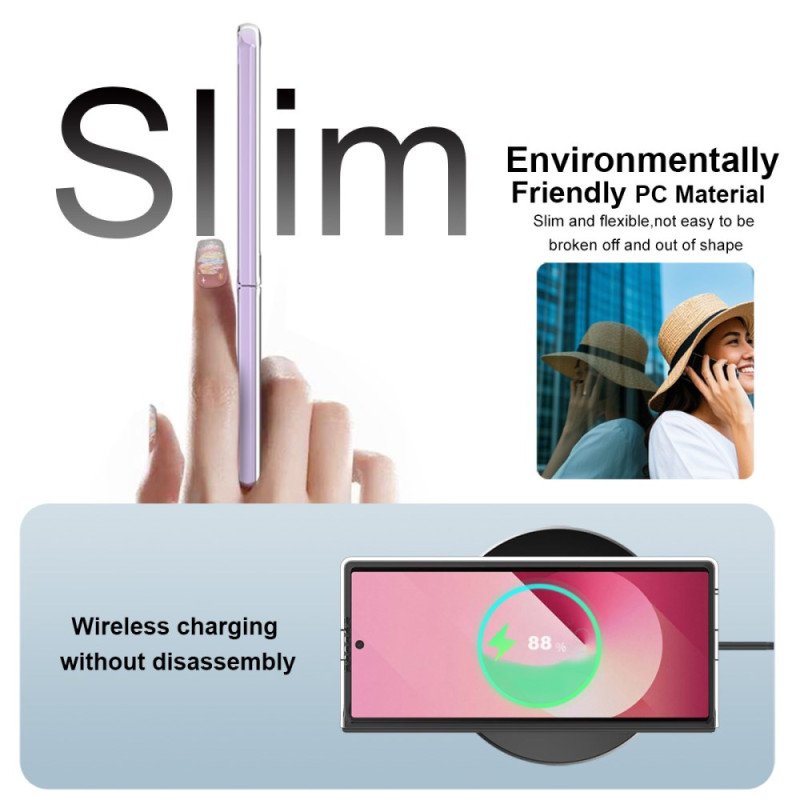 Skal Samsung Galaxy Z Fold 7 Telefonfodral Crystal Case Ii Pro Imak