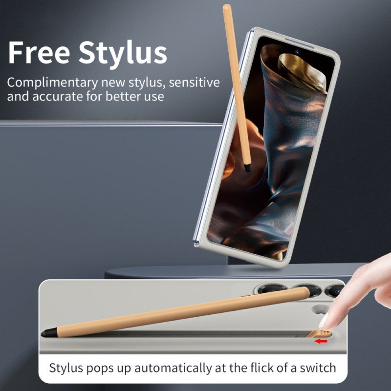 Skal Samsung Galaxy Z Fold 7 Telefonfodral Integrerad Stylus