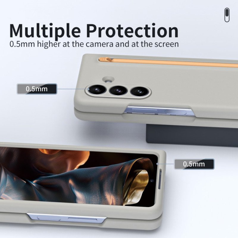 Skal Samsung Galaxy Z Fold 7 Telefonfodral Integrerad Stylus