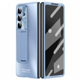Skal Samsung Galaxy Z Fold 7 Telefonfodral Stativ Och Skärmskydd Med Matt Finish