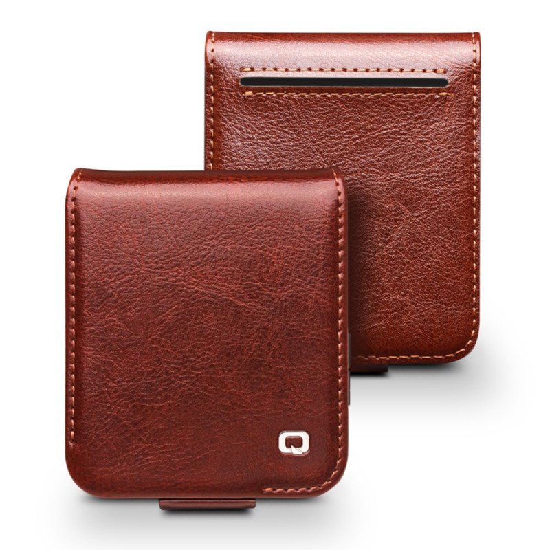 Fodral Samsung Galaxy Z Flip 7 Fe Äkta Läder