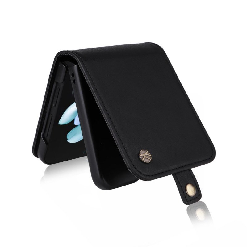 Fodral Samsung Galaxy Z Flip 7 Fe Korthållare Och Spänne