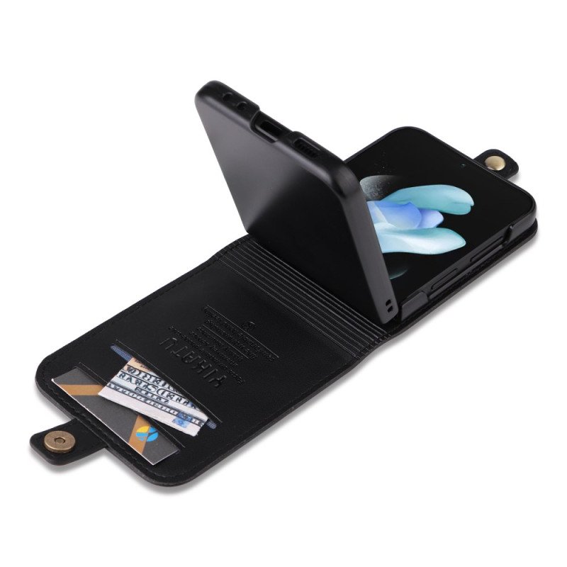Fodral Samsung Galaxy Z Flip 7 Fe Korthållare Och Spänne