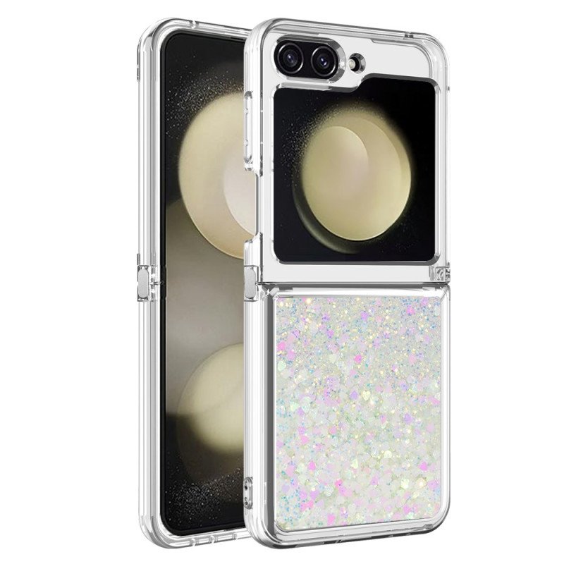 Skal För Samsung Galaxy Z Flip 7 Fe Glitter