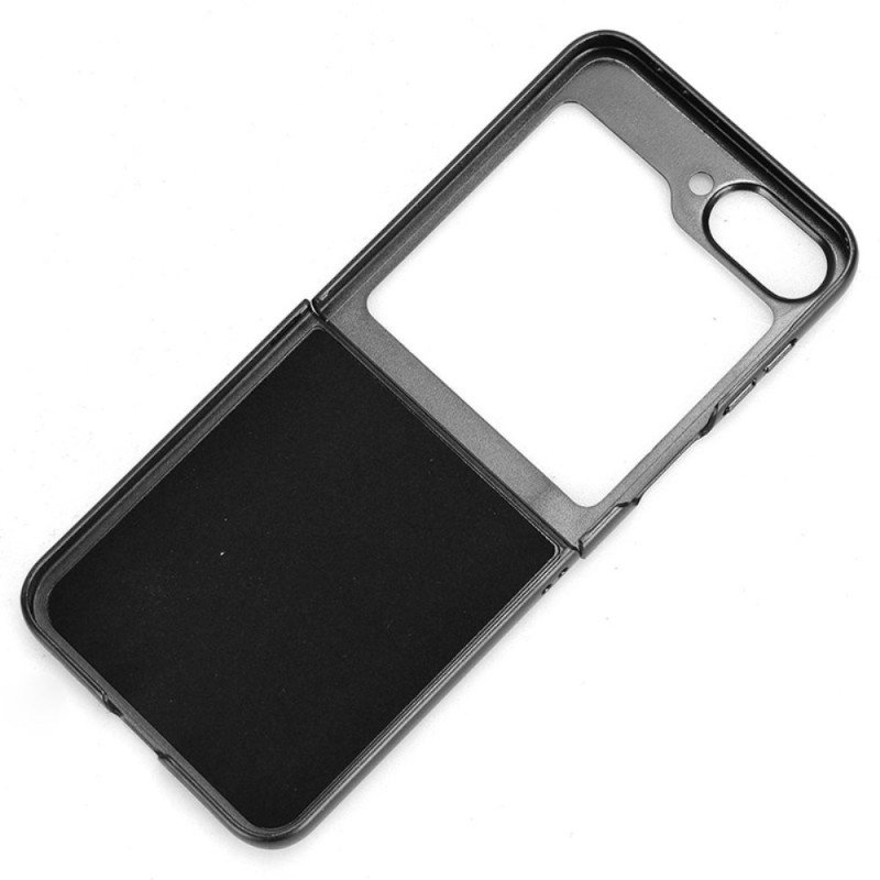 Skal För Samsung Galaxy Z Flip 7 Fe Litchitextur Korthållare