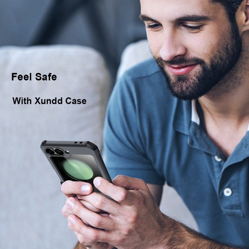 Skal För Samsung Galaxy Z Flip 7 Fe Litet Skärmskydd På Baksidan Xundd