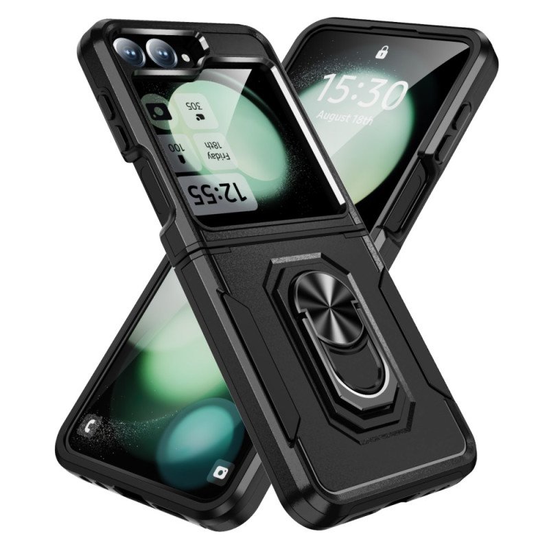 Skal För Samsung Galaxy Z Flip 7 Fe Robust Med Ringstativ