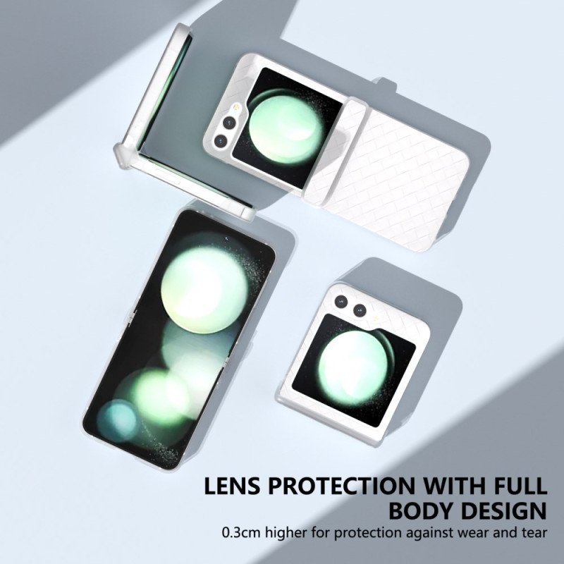 Skal För Samsung Galaxy Z Flip 7 Fe Vävd Struktur