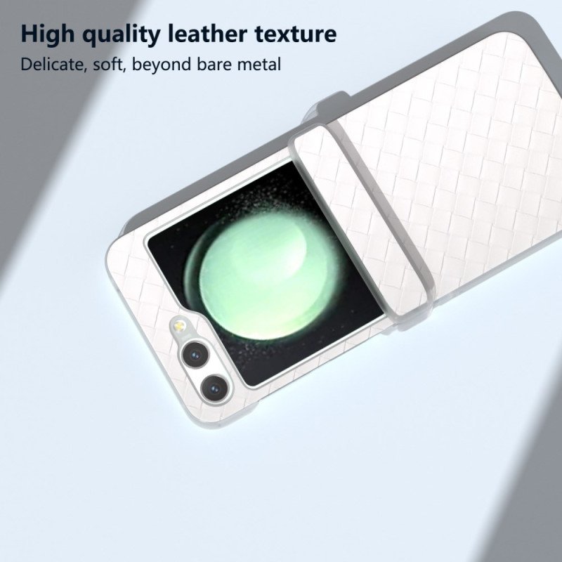 Skal För Samsung Galaxy Z Flip 7 Fe Vävd Struktur