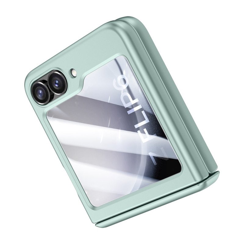 Skal Samsung Galaxy Z Flip 7 Fe Bakre Gångjärnsskydd I Härdat Glas Och Skärmskydd