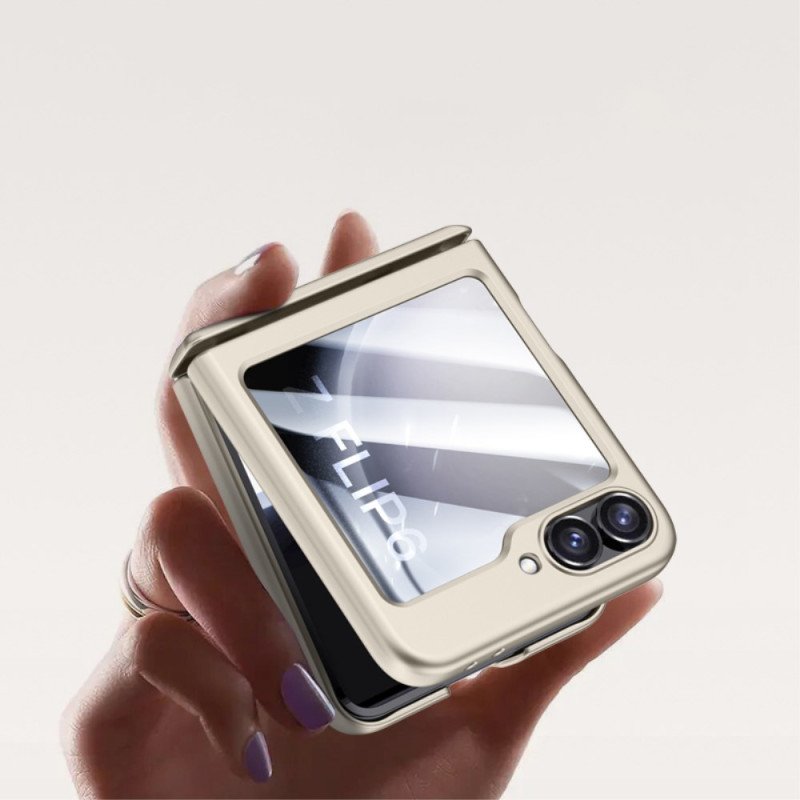 Skal Samsung Galaxy Z Flip 7 Fe Bakre Gångjärnsskydd I Härdat Glas Och Skärmskydd