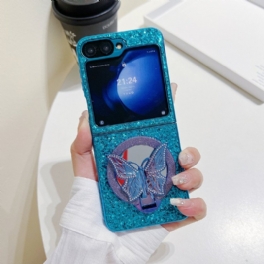 Skal Samsung Galaxy Z Flip 7 Fe Fjärilsställ Med Strass
