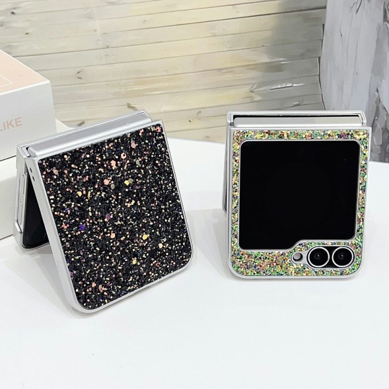 Skal Samsung Galaxy Z Flip 7 Fe Glitterdesign