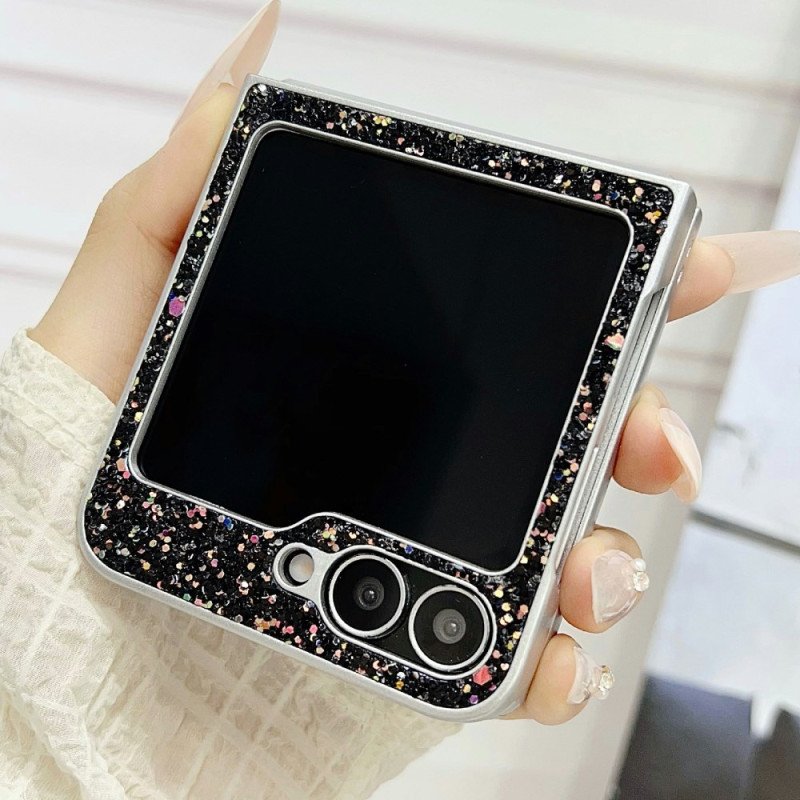 Skal Samsung Galaxy Z Flip 7 Fe Glitterdesign