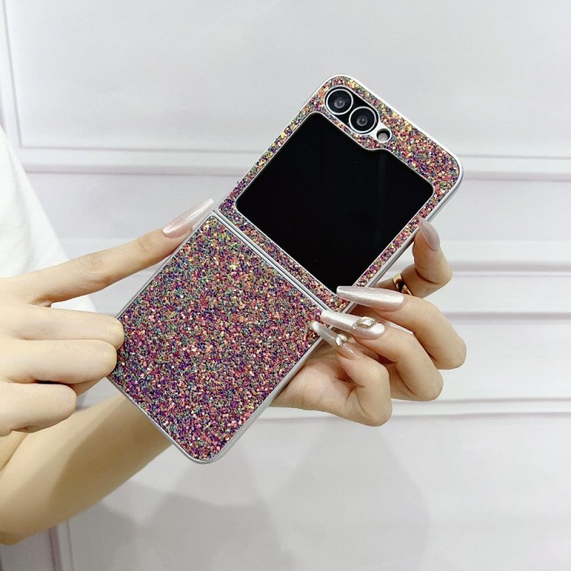 Skal Samsung Galaxy Z Flip 7 Fe Glitterdesign