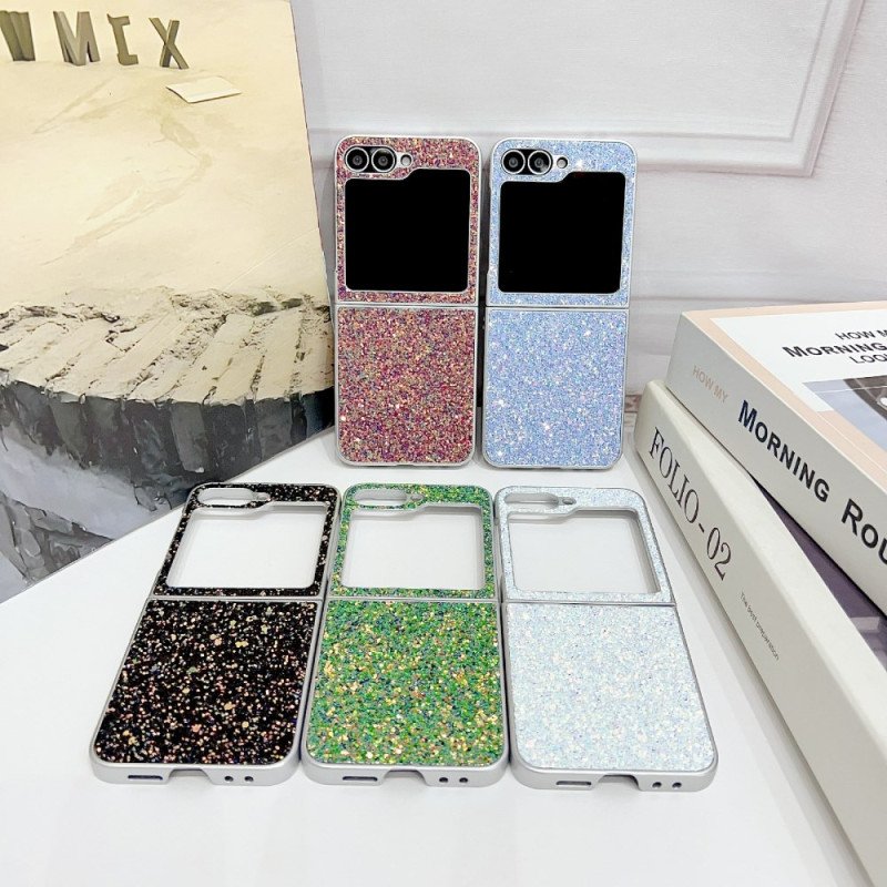 Skal Samsung Galaxy Z Flip 7 Fe Glitterdesign