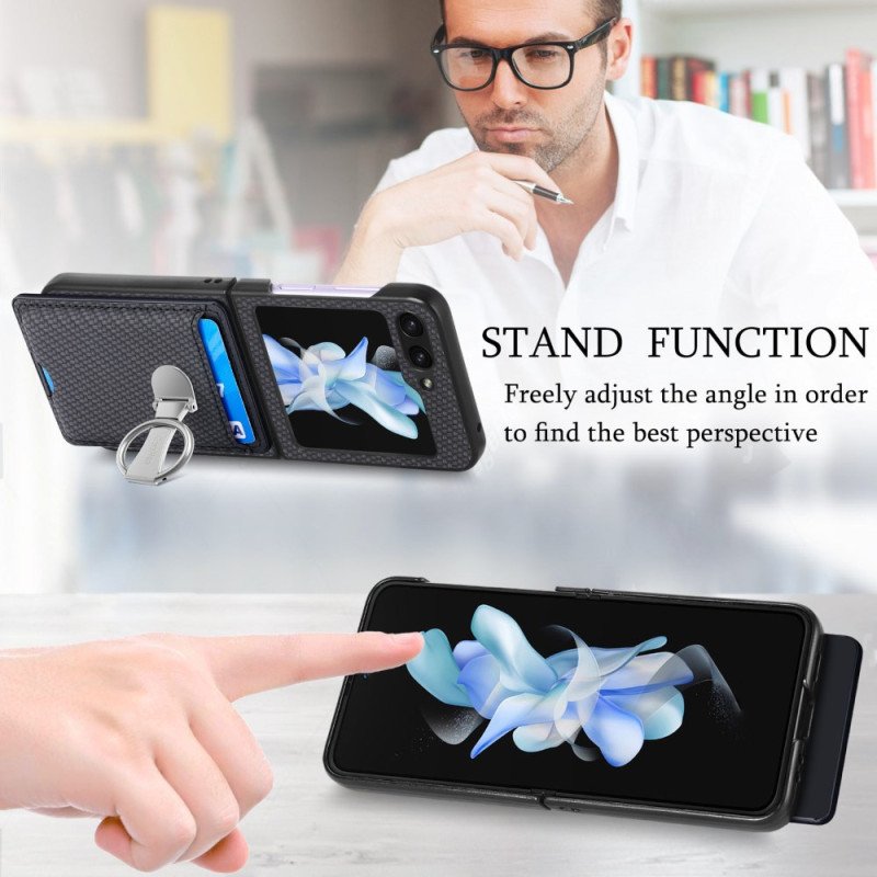 Skal Samsung Galaxy Z Flip 7 Fe Hopfällbart Stativ Och Korthållare