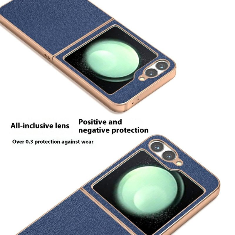 Skal Samsung Galaxy Z Flip 7 Fe Klassiskt Abeel-läder