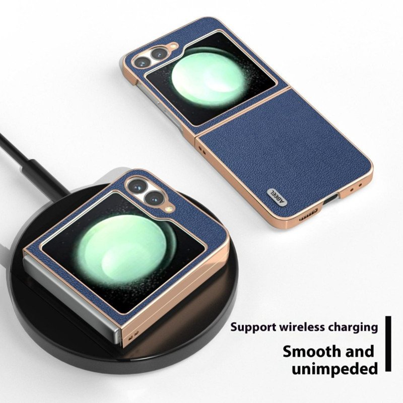 Skal Samsung Galaxy Z Flip 7 Fe Klassiskt Abeel-läder