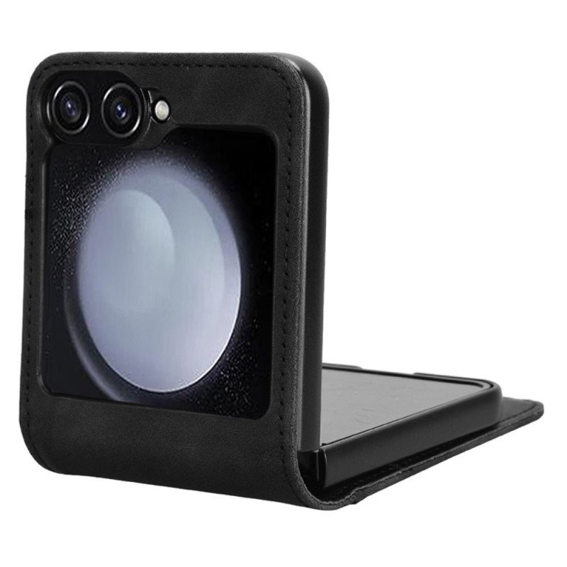 Skal Samsung Galaxy Z Flip 7 Fe Korthållare I Läderstil