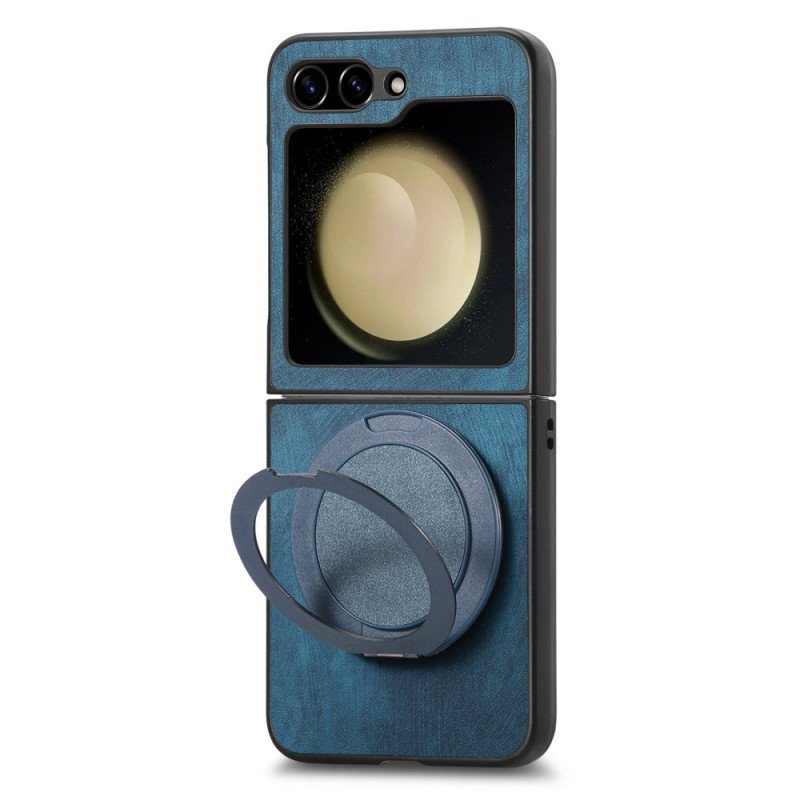 Skal Samsung Galaxy Z Flip 7 Fe Mockaeffekt Med Roterande Stativ