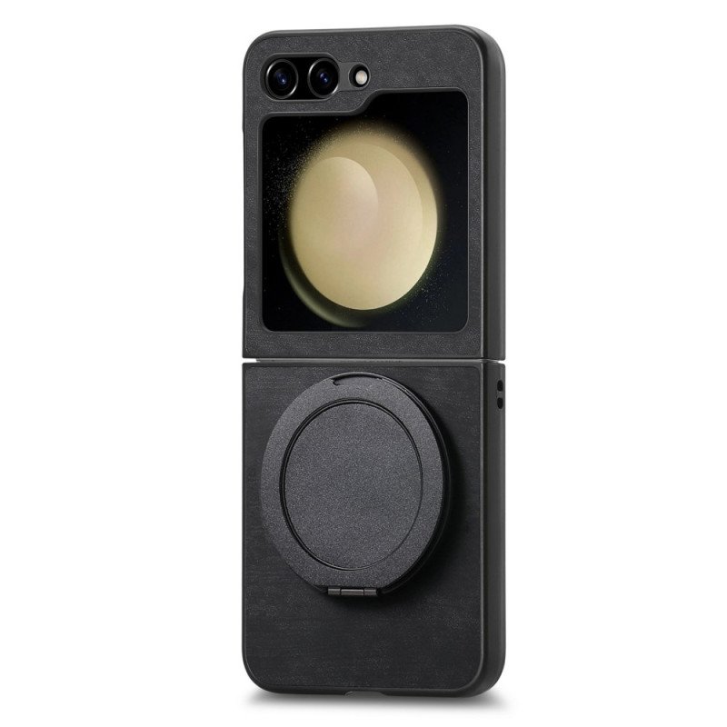 Skal Samsung Galaxy Z Flip 7 Fe Mockaeffekt Med Roterande Stativ