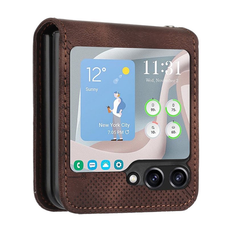 Skal Samsung Galaxy Z Flip 7 Fe Mönstrad Plånbok