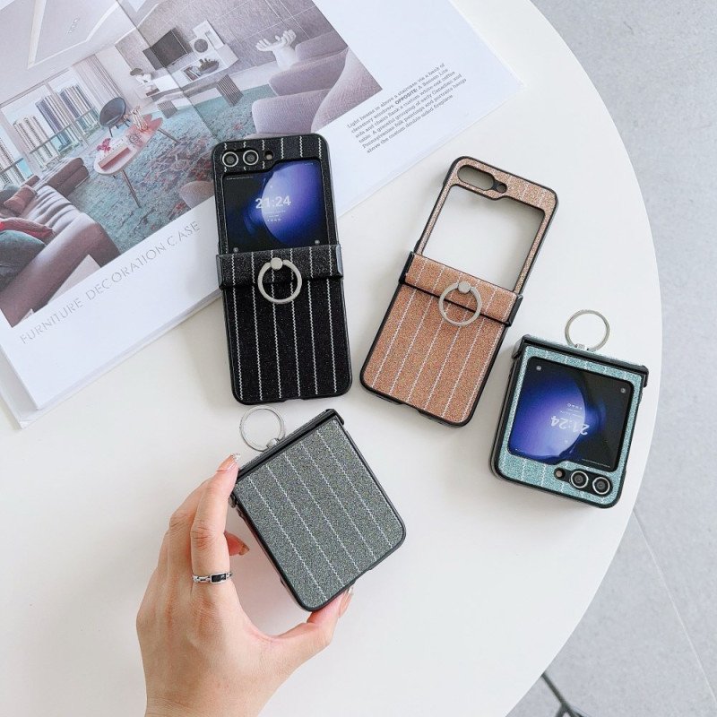 Skal Samsung Galaxy Z Flip 7 Fe Randig Ring