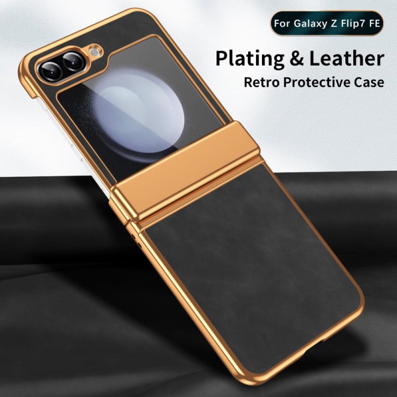 Skal Samsung Galaxy Z Flip 7 Fe Telefonfodral Konstläder