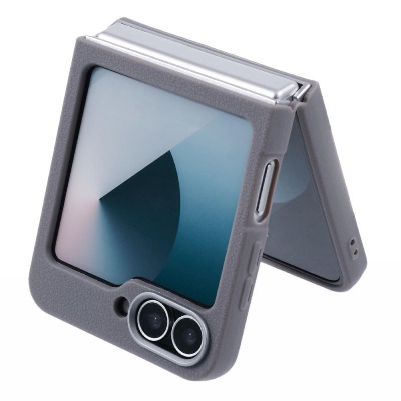 Skal Samsung Galaxy Z Flip 7 Fe Telefonfodral Lädertextur