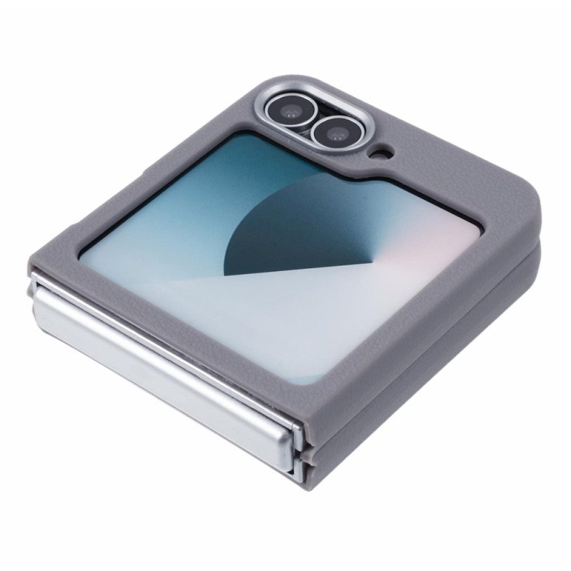 Skal Samsung Galaxy Z Flip 7 Fe Telefonfodral Lädertextur