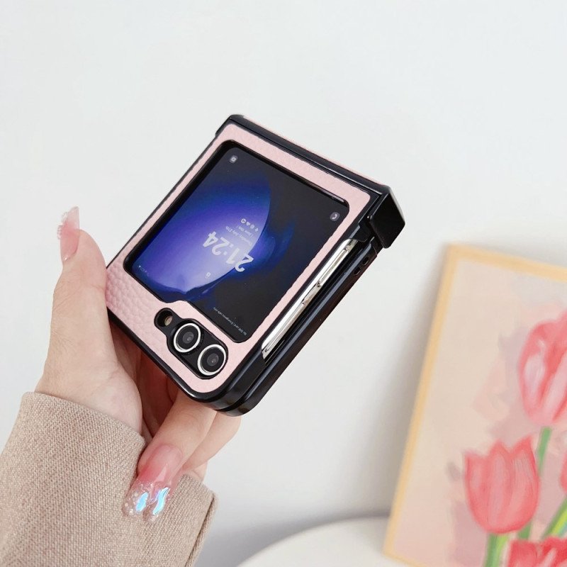 Skal Samsung Galaxy Z Flip 7 Fe Telefonfodral Litchimönster