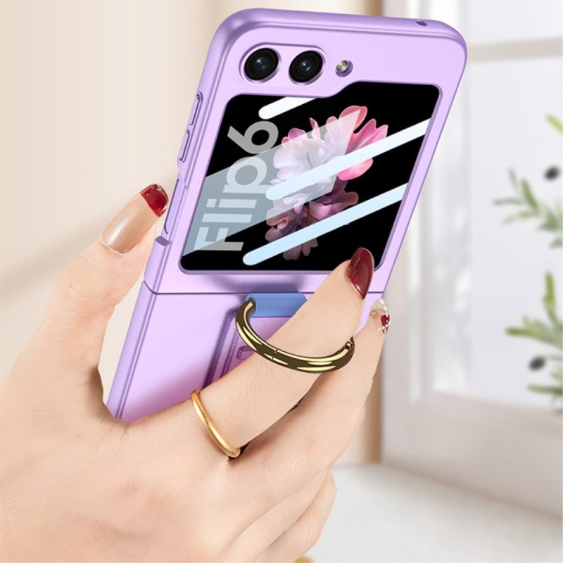 Skal Samsung Galaxy Z Flip 7 Fe Telefonfodral Ringhållare Och Gkk-rem