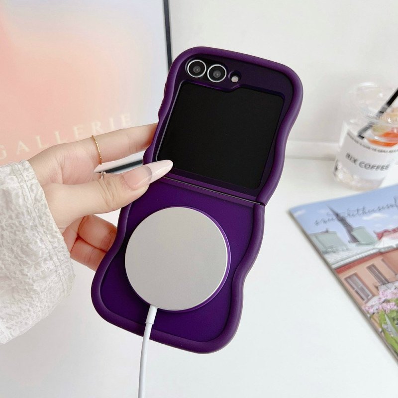 Skal Samsung Galaxy Z Flip 7 Fe Telefonfodral Roterande Stativ Och Inbyggd Spegel