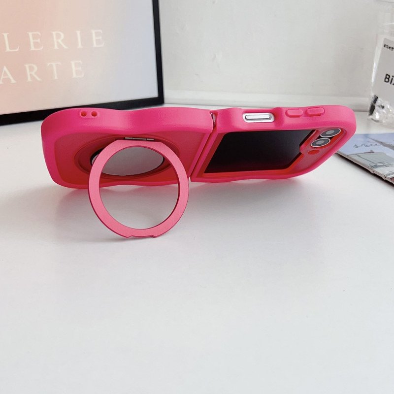 Skal Samsung Galaxy Z Flip 7 Fe Telefonfodral Roterande Stativ Och Inbyggd Spegel