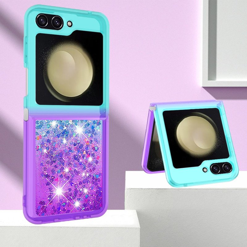 Skal Samsung Galaxy Z Flip 7 Fe Telefonfodral Tonat Glitter