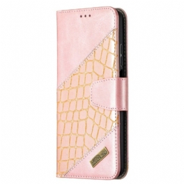 Folio-fodral Xiaomi Mi 10T Lite Krokodilskinn