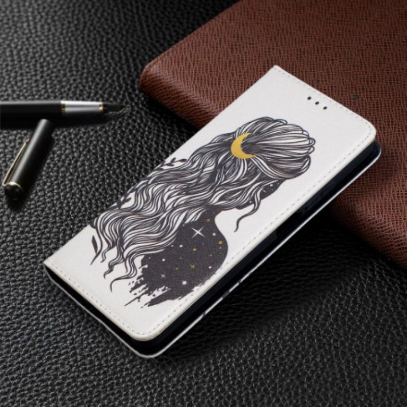 Folio-fodral Xiaomi Mi 10T Lite Läderfodral Vackert Hår