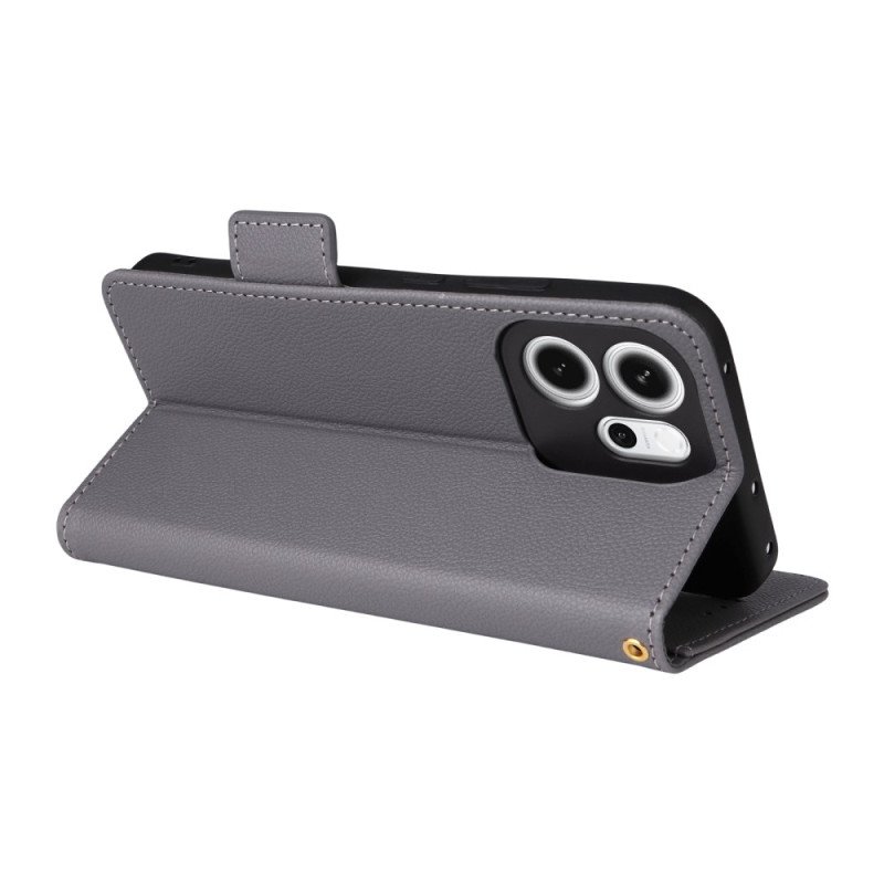 Fodral För Oppo Reno 14f 5g Rem I Konstläder