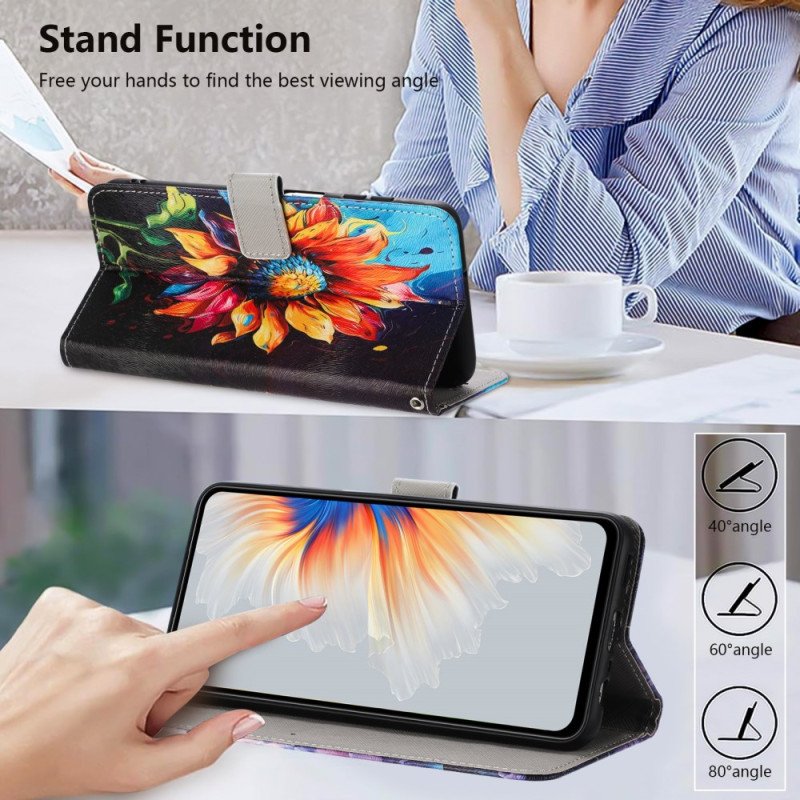 Fodral För Oppo Reno 14f 5g Solrosmönster