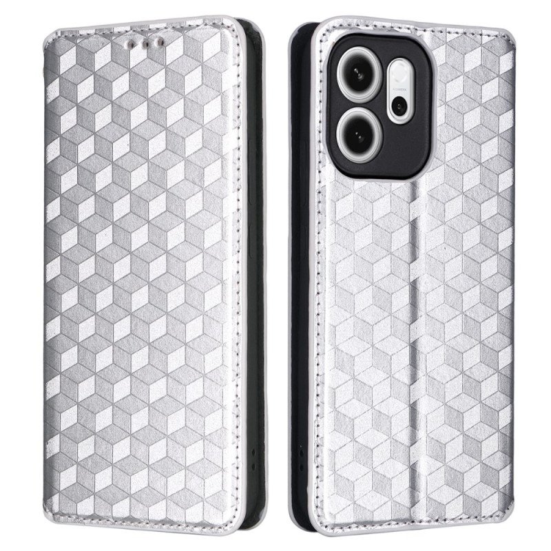 Folio-fodral Oppo Reno 14f 5g Diamantmönster