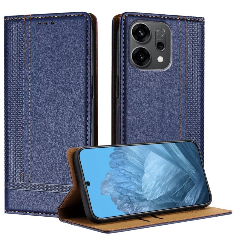 Folio-fodral Oppo Reno 14f 5g Telefonfodral Sömnad