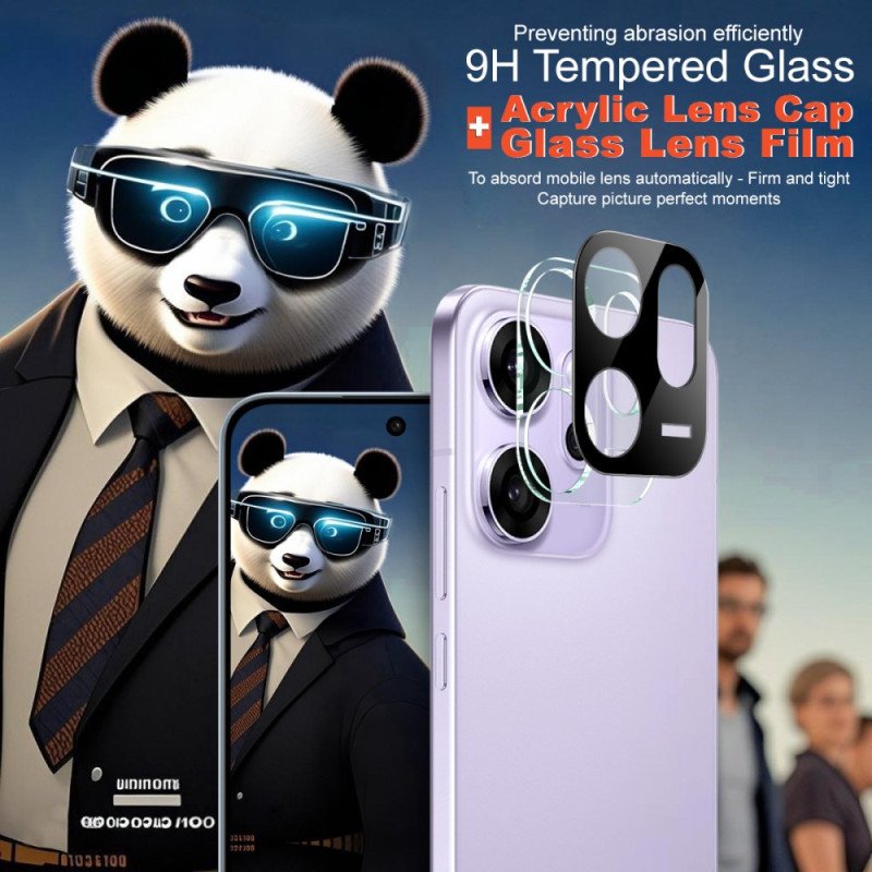 Linsskydd I Härdat Glas För Oppo Reno 14 F 5g (svart Version) Imak