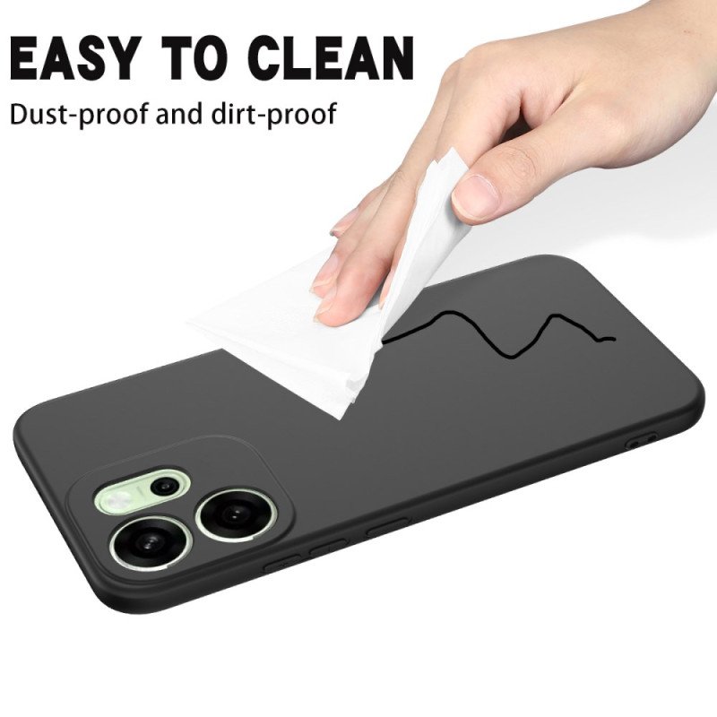 Skal Oppo Reno 14f 5g Telefonfodral Flytande Silikon Med Snodd