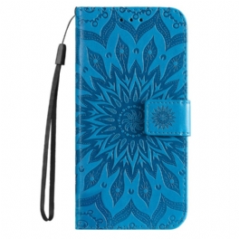 Fodral För Samsung Galaxy S24 5g Superb Mandala Med Rem